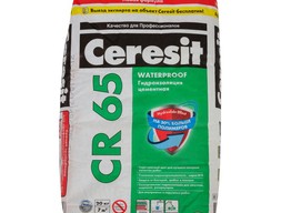 Смесь гидроизоляция Церезит CR 65 цементная 20 кг